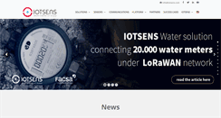 Desktop Screenshot of iotsens.com